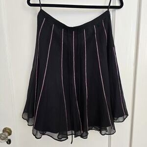 Cute Black and Pink Women's Skirt